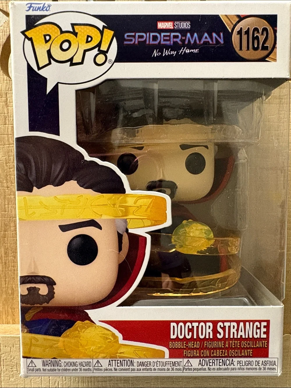 Funko Doctor Strange Pop! Figure with Yellow Magical Effects